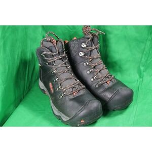 Keen Womens Revel III Waterproof Winter Boot Brown Leather Hiking Shoes Size 7